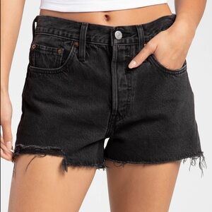 Levi’s 501 high rise jean shorts
